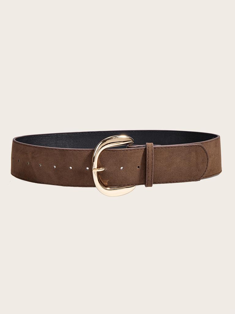 Vintage Mad Mad Stil Breiter Gürtel Für Damen Herren Taillenformer Mit Quadratischem Druckknopf Für Lässige Street Fashion