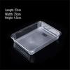 Transparent Acrylic Rectangular Cold Dish Display Tray for Spicy Hot Pot and Vegetables