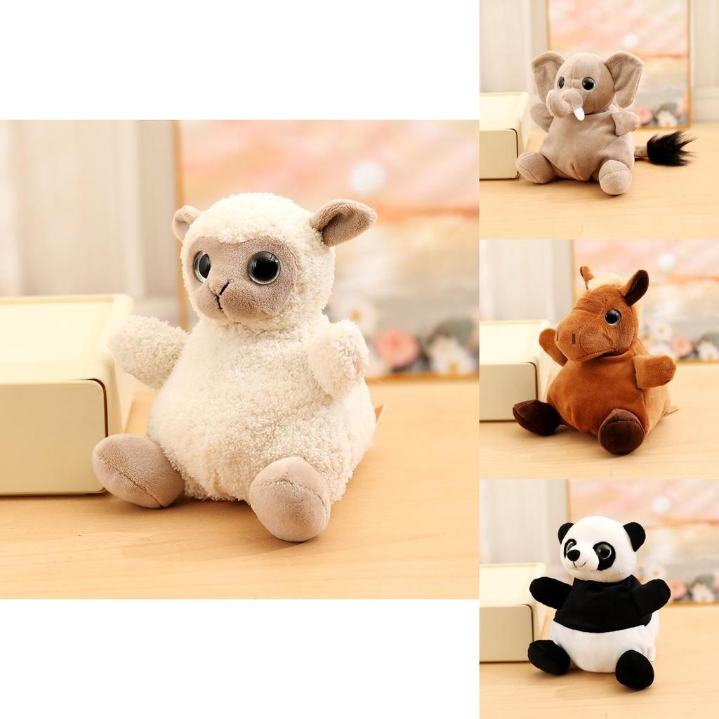 Entzückendes Plüschtier Sitzsack Panda Einhorn Elefant Pony Schaf Dekor Spielzeug Geschenk