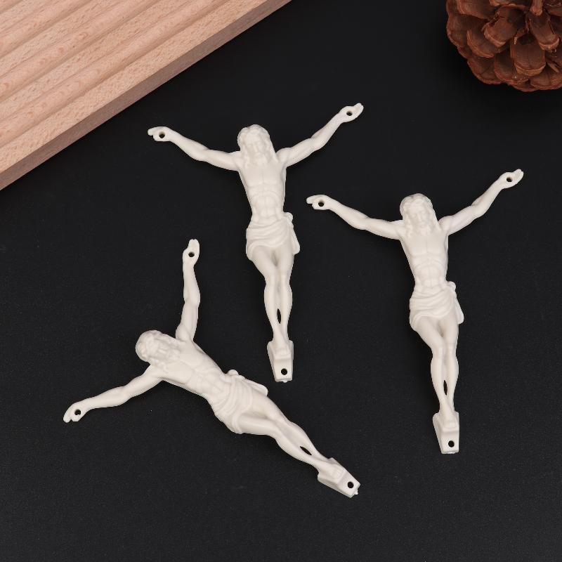 1/3Pcs Jesus Figurine Pendant For DIY Jewelry Craft Accessories Housewarmings Gift Present Decoration