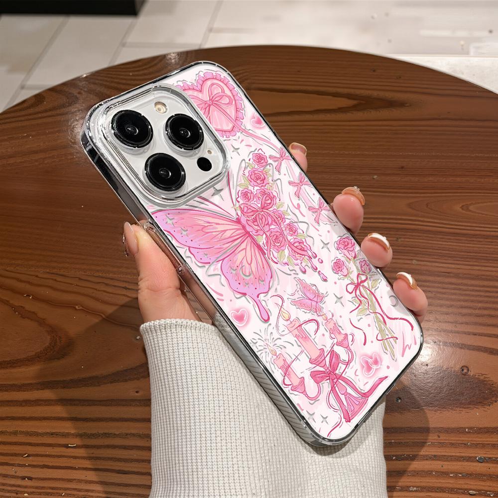 Acrylic Phone Case for iPhone 11 12 13 14 Pro 12 14 16 Pro Max for Samsung A16 A36 A56 S24 FE High-quality Painted Anti-fall Mobile Phone Case