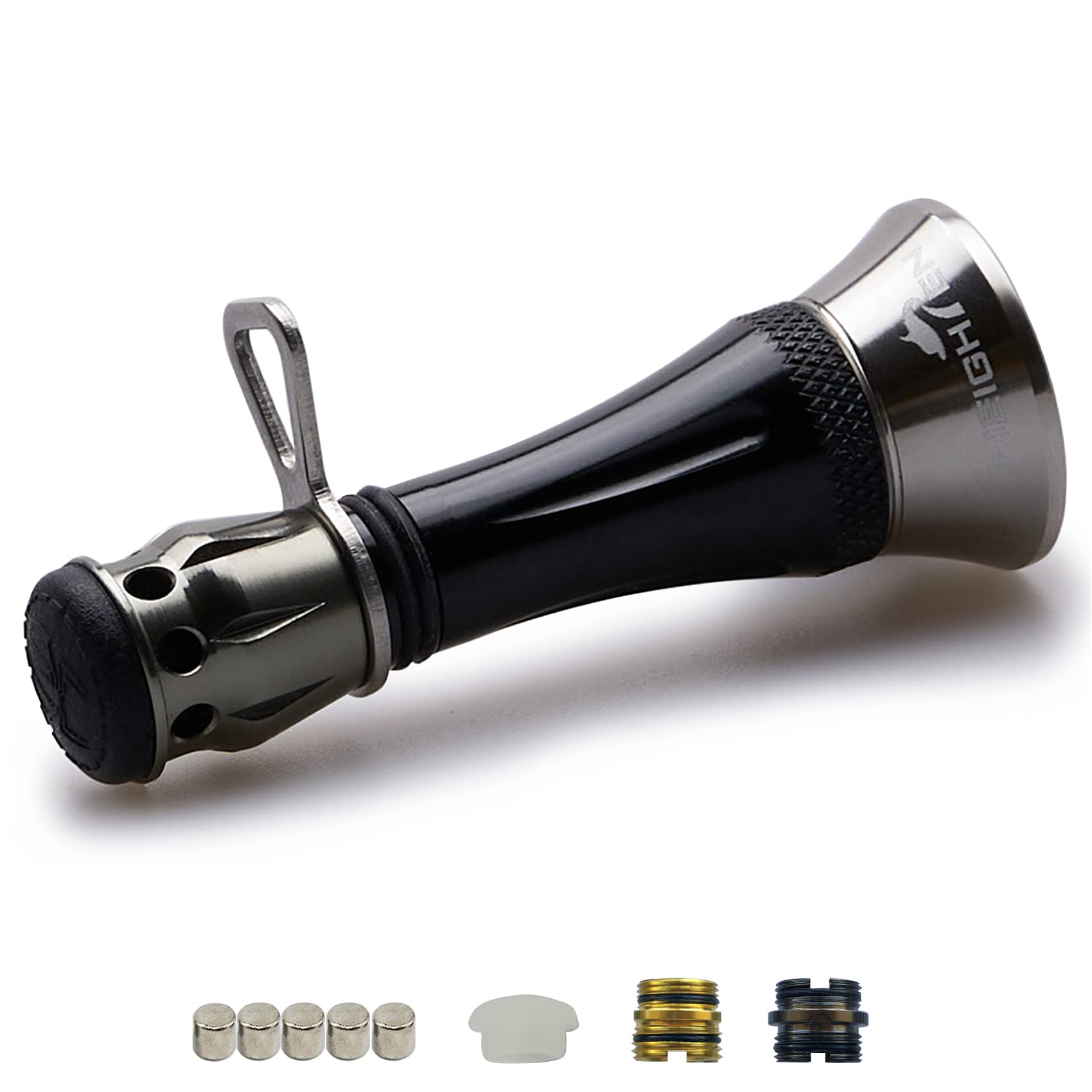 

Подставка для катушки HEIGHTEN 48 мм, индивидуальный балансир, светящаяся спиннинговая катушка Shimano Daiwa, универсальная регулировка, держатель крючка, стопор лески 7-12 г (черный) (18) чёрный