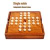 Gioco da Tavolo Solitario Diamante in Legno per Bambini – Giocattolo Educativo Kongming Chess da Scrivania