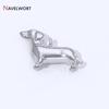 14K Gold Plated Brass Metal Dog Charms Pendant Animal Charms Pendant DIY Bracelet Necklace Making Accessories Jewelry Materials