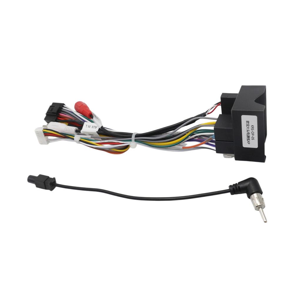 Wiring Harness CANBus Decoder 16 Pin Quad Lock Connector Cable Adapter for Opel Astra H Corsa D Meriva A Vectra C Only Cable