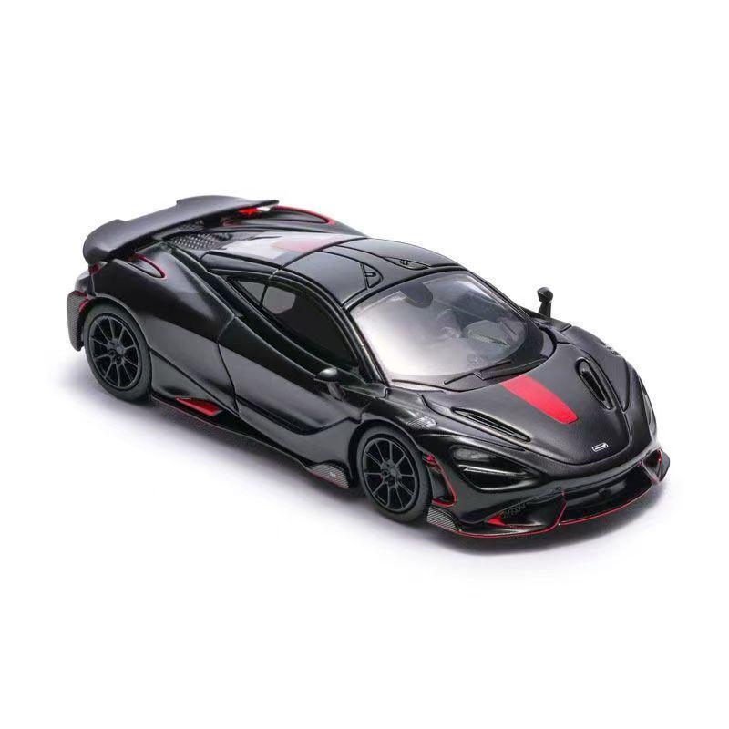 

Maistoy 1/64 McLaren 765LT Black Knight Alloy Model Car Ornament