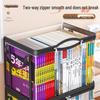 Transparent Dustproof Book Storage Bag - Large Capacity Organizer for Classroom Use
