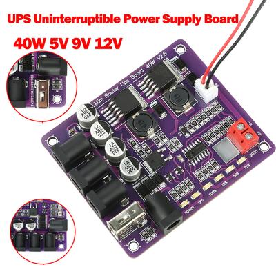 40W UPS Uninterruptible Power Supply Mini Power Module with 4-Channel Output for Router Safe Continuous Operation