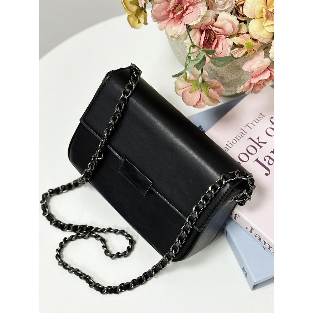 Small Square Bag Texture French Niche Chain Bag Commuter Shoulder Crossbody Bag For Women