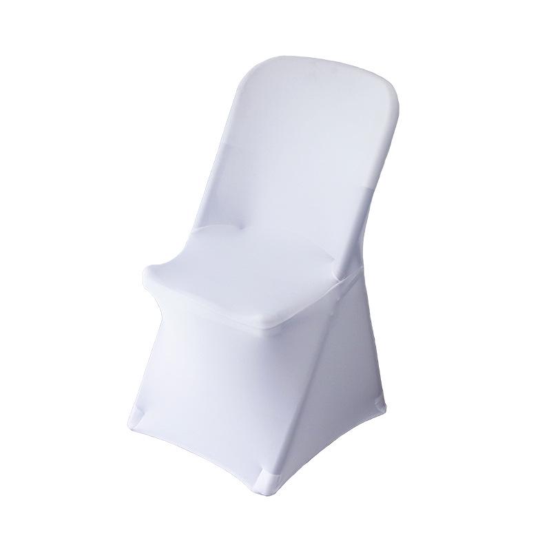 Nordische dehnbare rutschfeste einfarbige Stuhlhusse für Büro, Besprechung, Hochzeit, Bankett und Esszimmer.