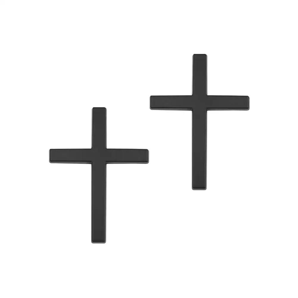 1Pcs Car Styling Car 3D Metal Sticker Christian Cross Auto Body Emblem Badge Decal Car Accessories For BWM V0Y7