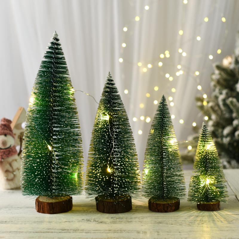 Desktop Cedar Mini Christmas Tree - Festive Display and Gift Decor