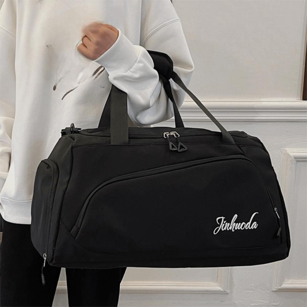 

Large Capacity Sports Gym Bag Wet Dry Separation Duffle Bags Tote Travel Luggage Bags Outdoor чёрный