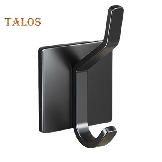 

Настенный крючок без сверления Самоклеящийся Противоскользящий Водонепроницаемый Большая несущая способность Антикоррозийная Одежда для ванной комнаты Полотенце Хранение кухонных принадлежностей Двойное чёрный