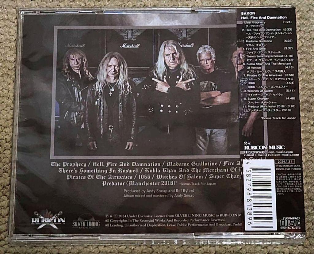 [USED] SAXON Hell, Fire And Damnation Saxon