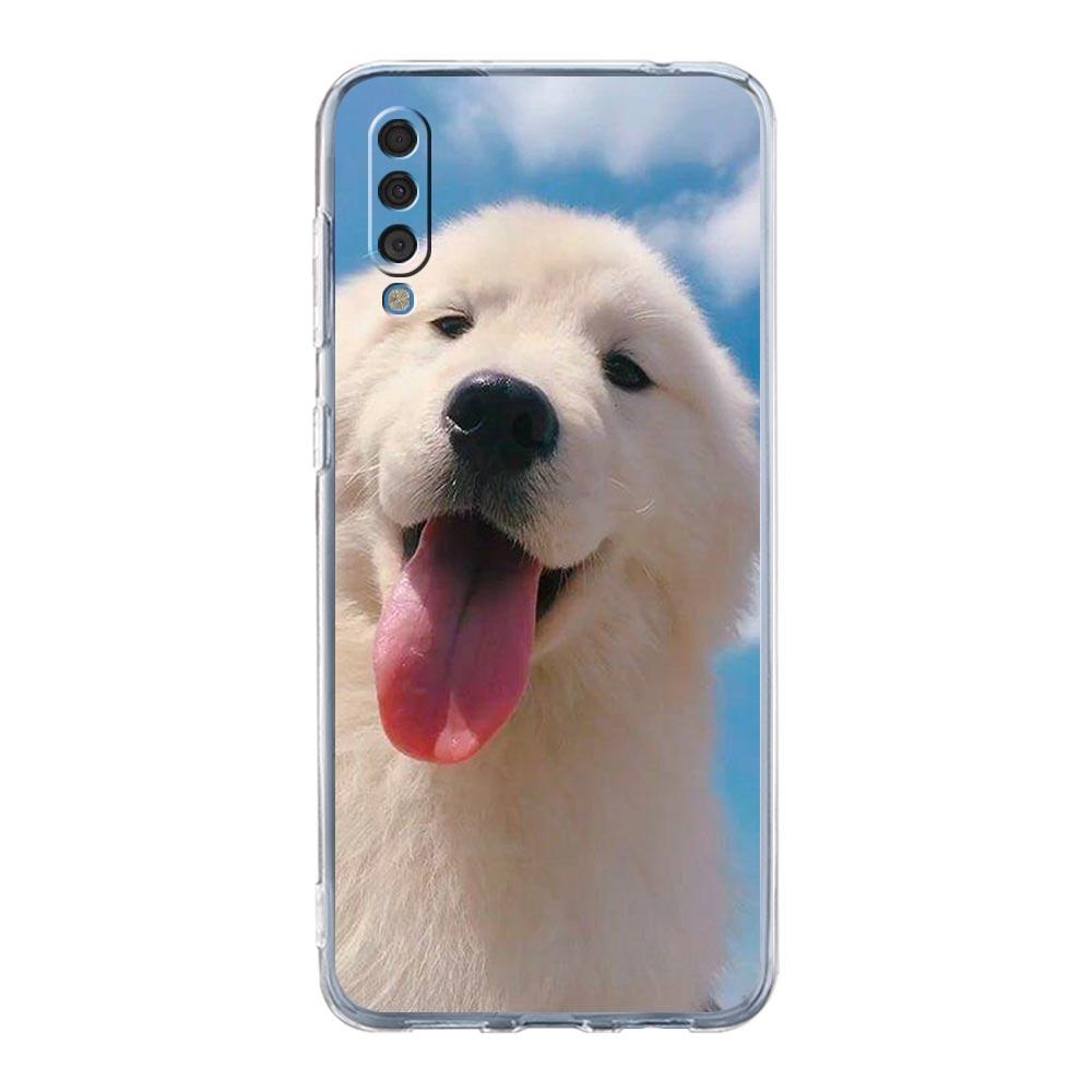 Golden Retriever Friend Phone Case For Samsung A52 A50 A70 A30 A40 A20E A10 A10S A20S A02S A04s A12 A22 A32 A72 5G Clear Cover