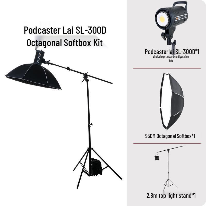 Yingbang 300W Live Broadcast Soft Spotlight for Clothing, Food, and Children