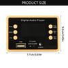 MP3 WMA Decoders Board Bluetooth-compatible Module 5V 12V USB/Memory Card FM Switching Support Handsfree Call