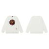 EV God Fortune M Buddha Head Print Crewneck Sweatshirt Loose Fit Men Women Casual Top