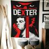 DEXTER Wall Tapestry Aesthetic Wall Hanging Printed Fabric Blanket Decorative Tapestries for Bedroom Living Room Home Decor