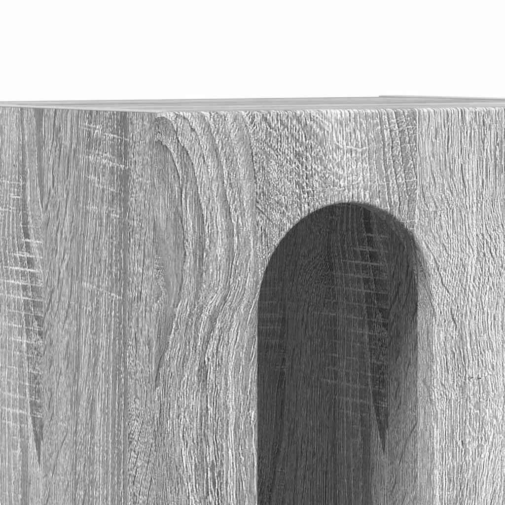 Nightstand Grey Sonoma 40 x 35 x 50 cm Particleboard