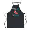 Kitchen Apron - PLANETEE - I Can't Entrepreneur - Black - 90x60 Cm - Breton Print