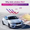 50cm X 6m 1/5/15/25/35 Percent VLT Window Tint Film Glass Sticker Sun Shade Film for Car UV Protector Foils Sticker Films
