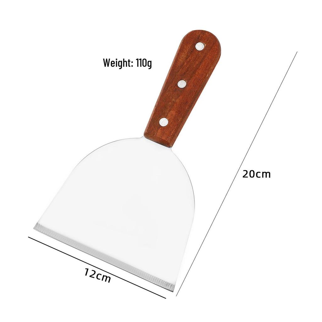 Stainless Steel Cooking Spatula for Pancakes, Pizza, Steak, and Fish