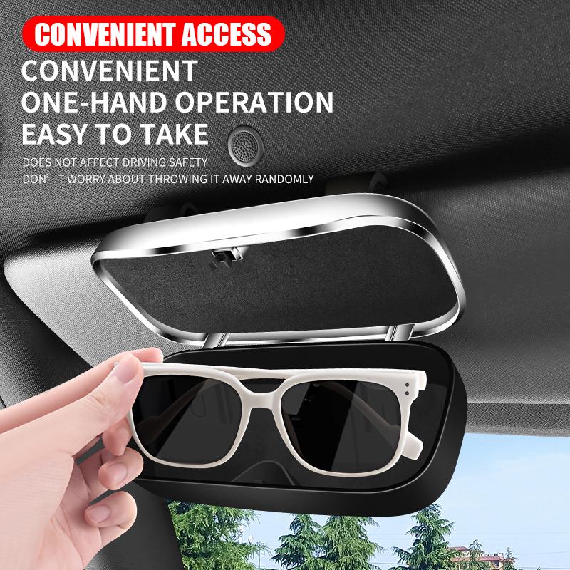 For Ford Focus Fiesta Ranger mk2 mk3 Mondeo mk4 S-MAX Kuga Car Visor BXCYTE9 Sunglasses Glasses Case Glasses Holder Clip Box Accessories