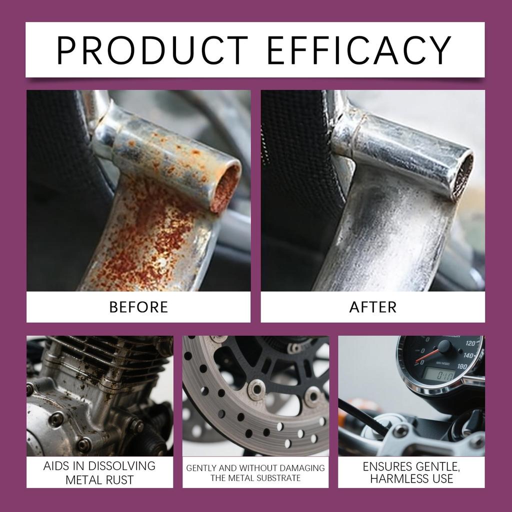 Homonth Rust Remover  for Car Metal Furniture and Tools Removes Rust and Forms Protective Layer 100ML