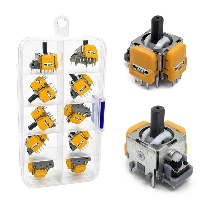 2-10Pcs Replacement TMR Effect Joystick 3D Analog Stick For DualSense PS5 PS4 Controller For Xbox One / Switch Pro Repair Parts
