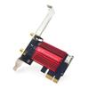 1Pcs 1800Mbps Bt5.2 Dual Band 2.4G/5Ghz 802.11Ax Network Wi-Fi Card For Desktop Pc Win 10/11 Wifi6 Ax1800 Wireless Pcie Adapter