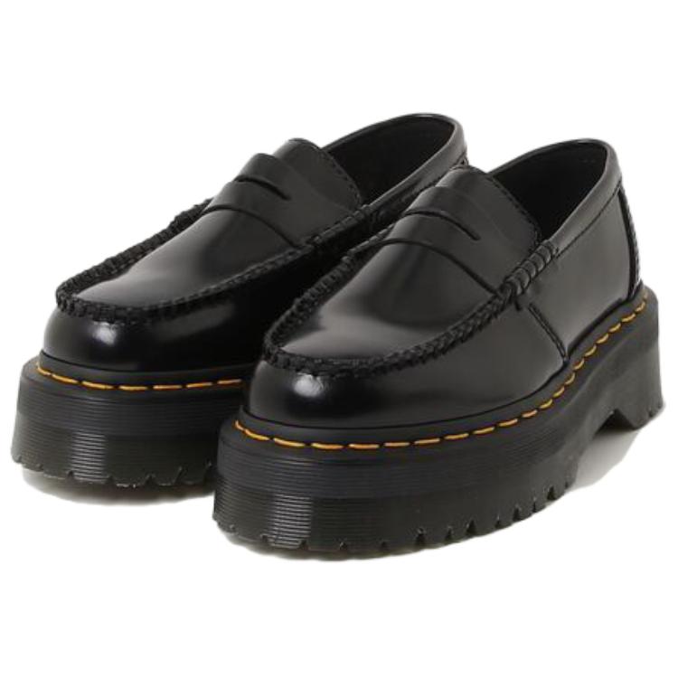 Dr. Martens Leather Commuter Versatile Simple Loafers Unisex Loafers Black 31925001