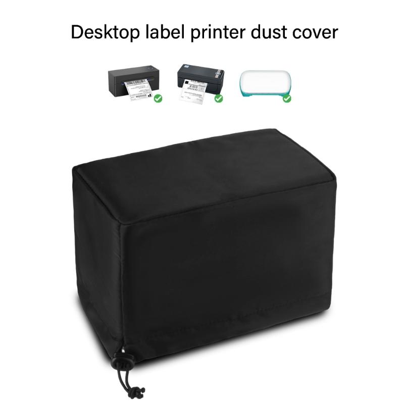 Nylon Protective Cover for Desktop Label Printers with Adjustable Drawstring and Universal Compatibility