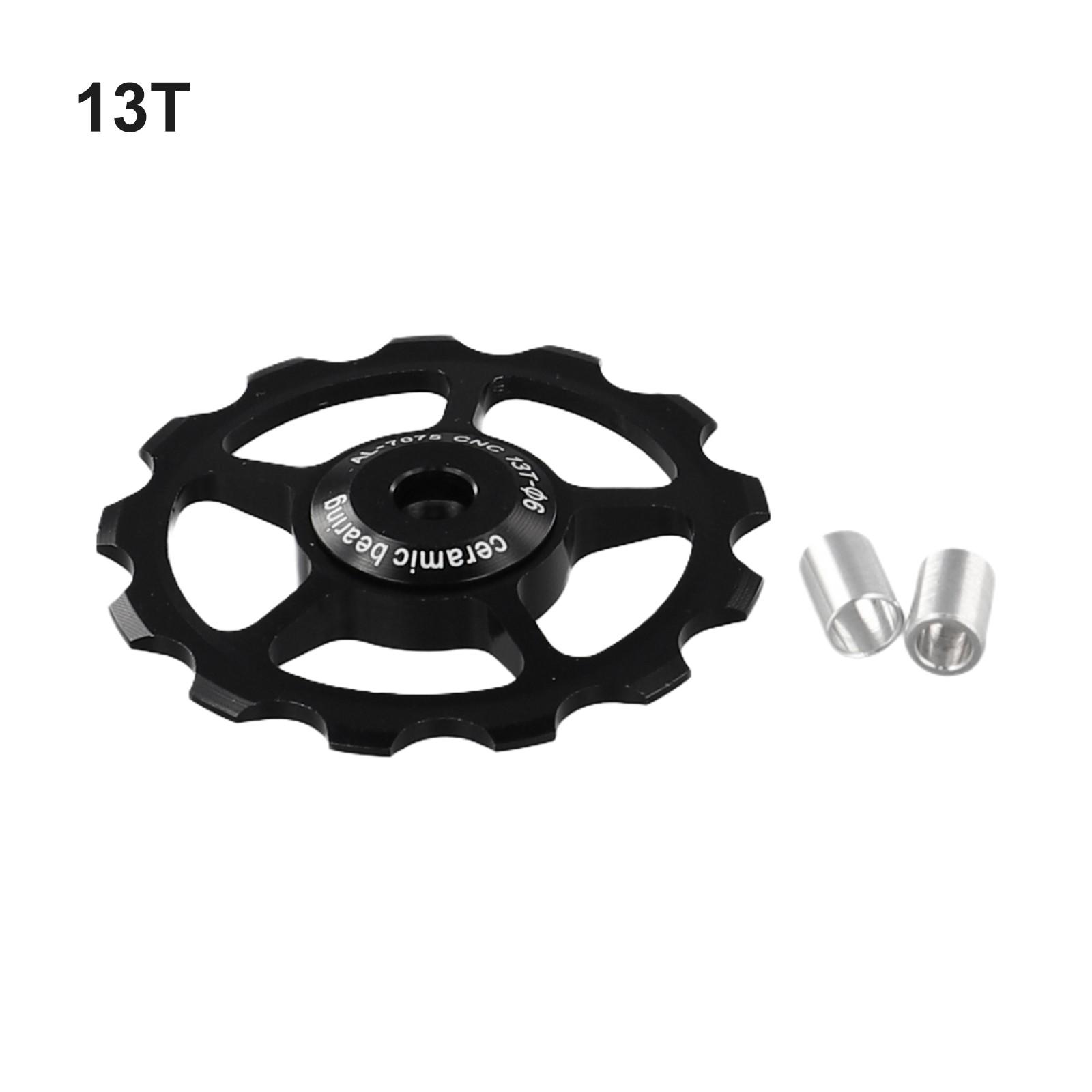New/MTB Road Bike Aluminum Ceramic Bearing-Wheel Rear Derailleur-Pulley 13T