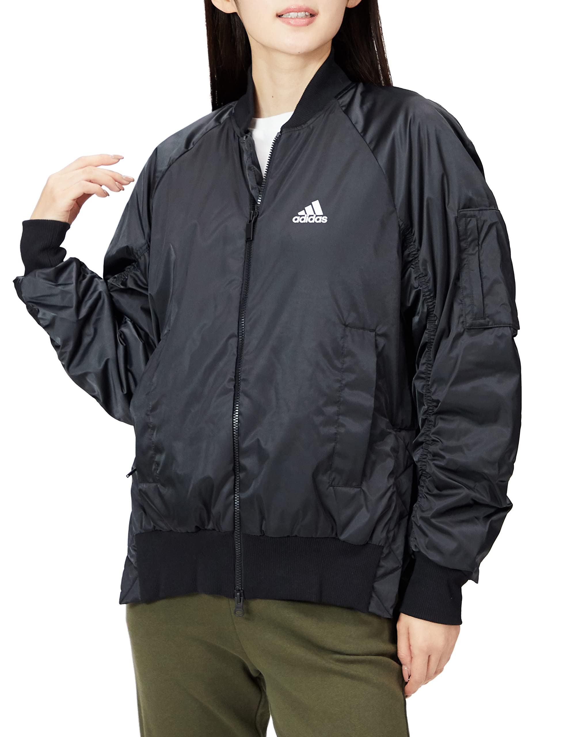 

Куртка Varsity Padded Jacket IPA64 Black Japan to Japanese size [Adidas] Womens (FS2436) Ж/М (эквивалент М)
