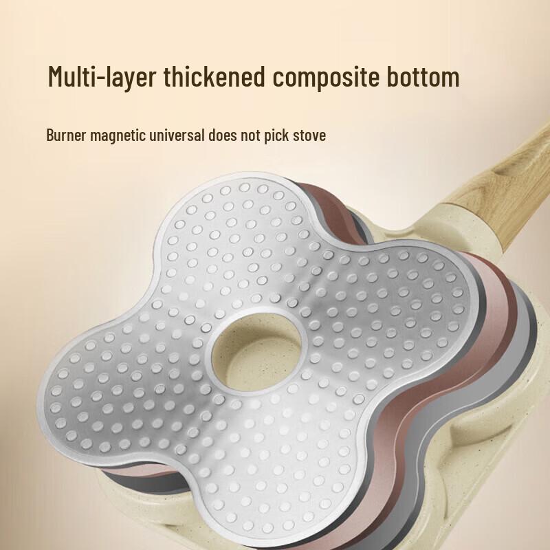 Supor Non-Stick 4-Hole Breakfast Frying Pan