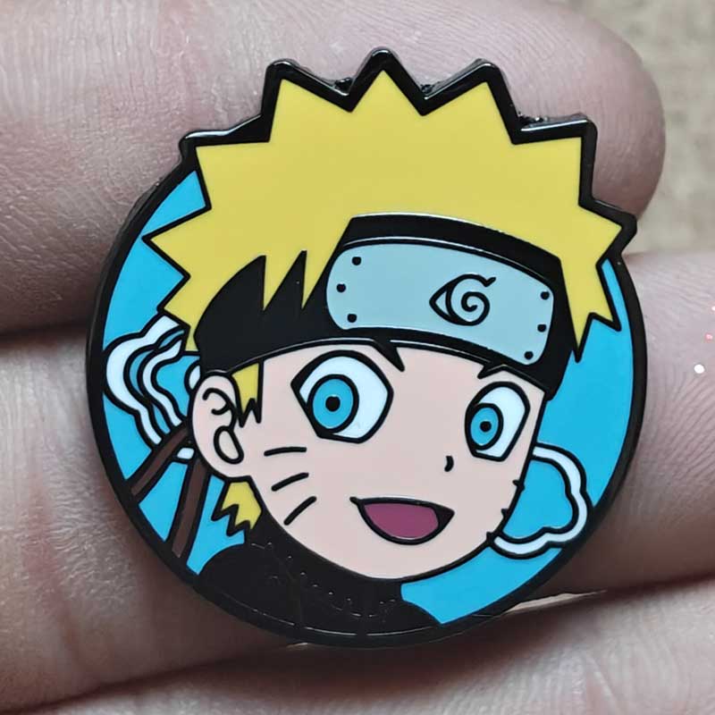 Gengar With Naruto Enamel Pins Cartoon Brooch Clothes Backpack Metal Lapel Badges Fashion Jewelry Accessories Friends