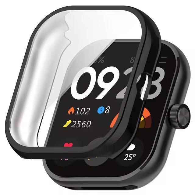 For Redmi Watch 4 Case+Tempered Glass Soft Full  Protective Cases Screen Protector + Cover For Red Mi Watch4