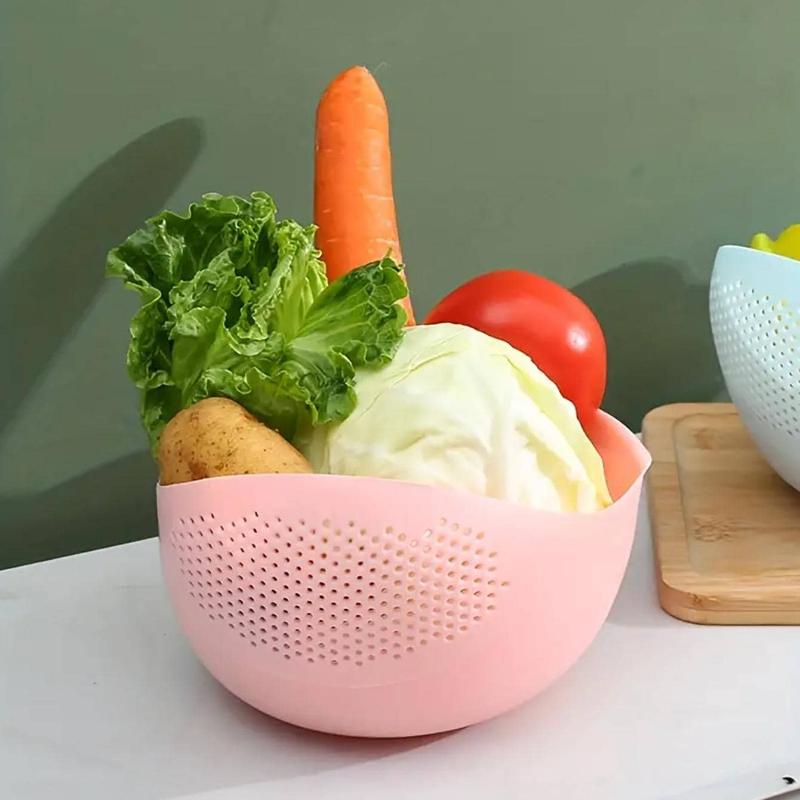 Multifunctional Rice Washer: Rice Sieve, Rice Bowl, Rice Strainer, Colander, Drainer for Kitchen