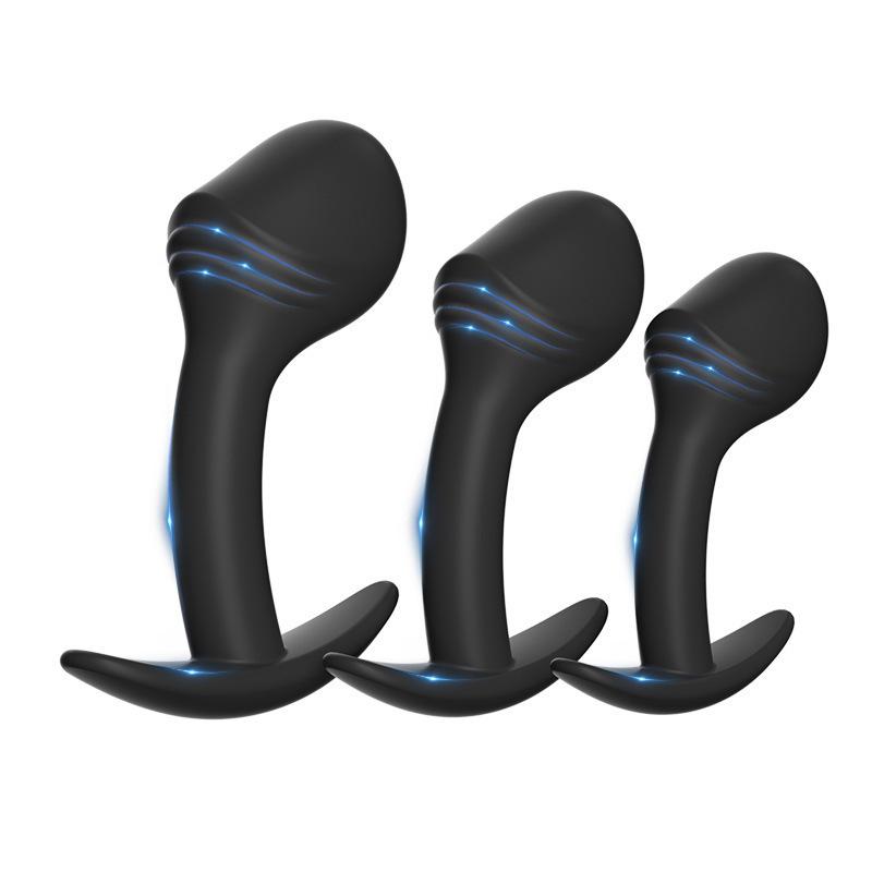 C586 Tragbarer Silikon-Butt-Plug-Massager für Männer & Frauen - Prostata- & G-Punkt-Stimulator für den Außenbereich.