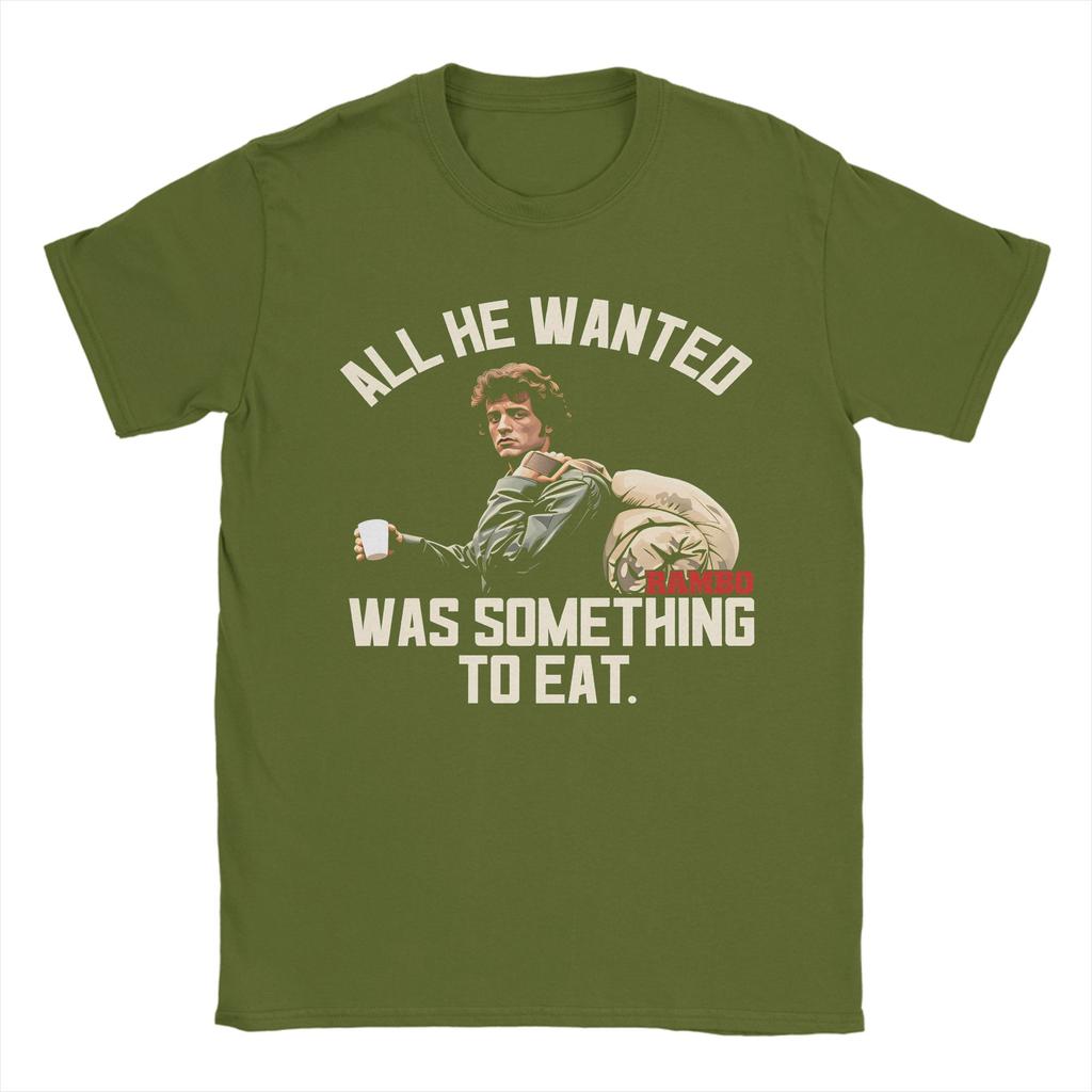 John Rambo First Blood T Shirt Beach Vintage T Shirts 100 Cotton Harajuku Tshirt For Men Pattern Clothes