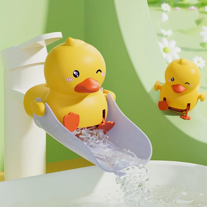 Cartoon Cute Duck Faucet Extender For Children's Gifts Splash-proof Tongue Children's Hand Washing Faucet Furniture Decoration