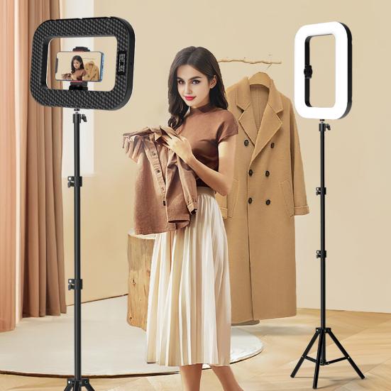 Akıllı Telefon Selfie Işık Kiti Uzaktan Kumanda Ayarlanabilir Renk Sıcaklığı Kısılabilir Şarj Edilebilir LED Mobil Video Sabitleyici Dolgu Işığı