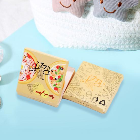 1 Sett Dukkehus Pizza Høy Restaurering Tredimensjonal Realistisk Dekorasjon Mikro Landskap Miniatyr Pizza Modellsett Dukkehusforsyning