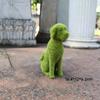 Garden Resin Dog Figurine For Outdoor Patio And Balcony Decor