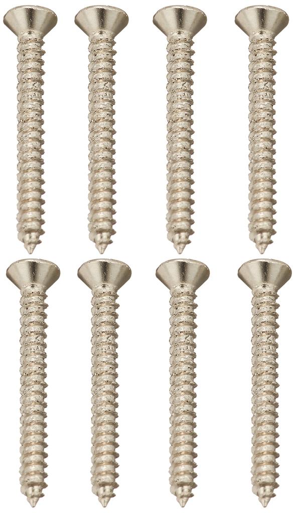 SCUD Escutcheon Inch Chrome Screws, Rear, Size, 8-Piece W-HMCL