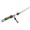 2st Carp Fishing Rig Line Heli Leadcore Leader 100cm/45lb Camo Green/Camo Brown För Karp Helikopeter Rig Tillbehör Tackle