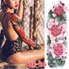 Waterproof Full Arm Floral Tattoo Stickers - Cross-Border Design for Europe & America