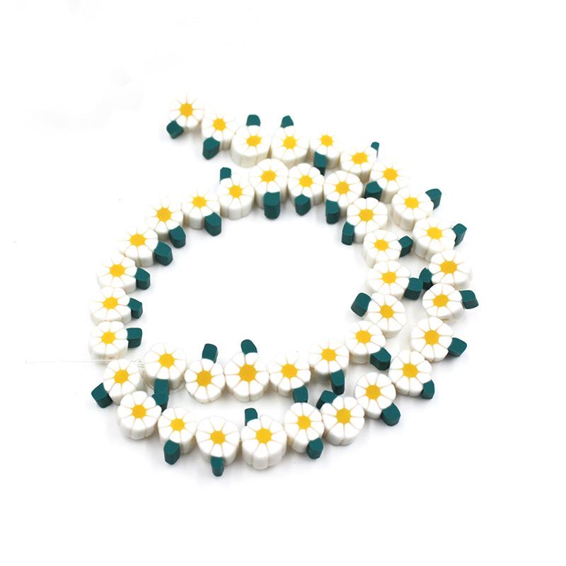 Soft Pottery Beads Beaded Handmade Materials Diy Jewelry Accessories Mobile Phone Chain Bead Separation Mixed Color Soft Pottery Loose Beads